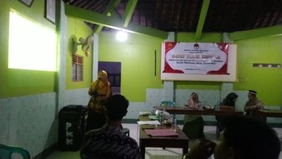 Rapat Pleno Terbuka Rekapitulasi DPHP PPS Desa Podourip pada Pemilu Tahun 2024