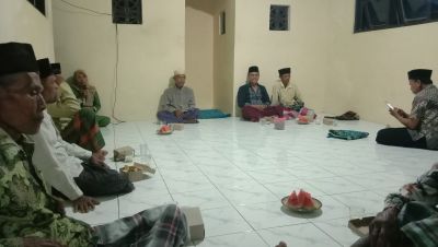 Jalin Silaturahmi dengan Warga, Pemdes Podourip Tarkhim bersama Takmir Masjid At-Taqwa